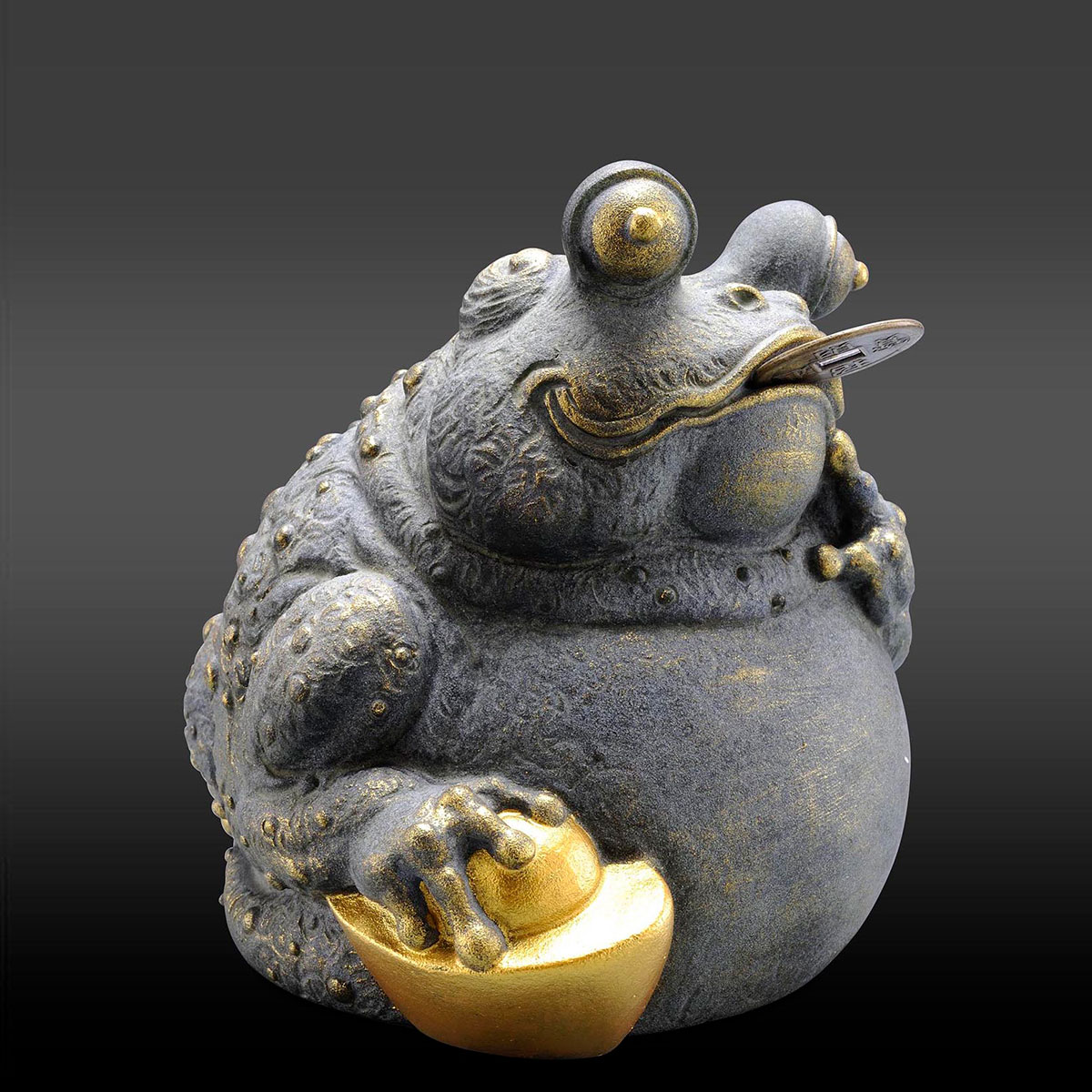 工芸品　美術品  置物  天然石 瑪瑙石 雕刻「金蟾」 極品巧雕瑪瑙三腳金蟾雕件極為招財_三腳金蟾招財擺設_擺件館_十方水晶